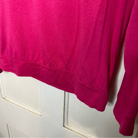 Victoria’s Secret PINK : size M : fuchsia hot pink sequin pullover top 💕 - Picture 5 of 6